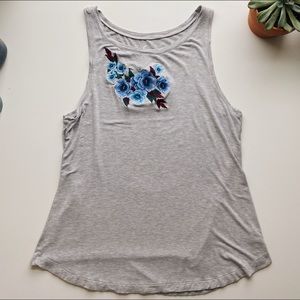 American Eagle Embroidered Tanktop